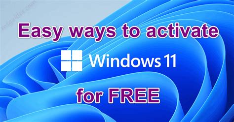Easy ways to activate Windows 11 for FREE without a product key.